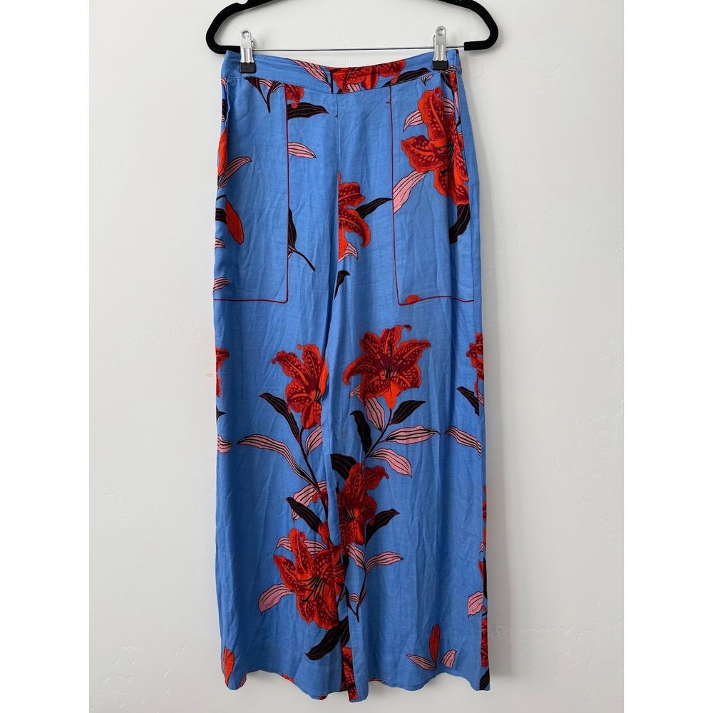 Diane Von‎ Furstenburg Floral Wide Leg Pants